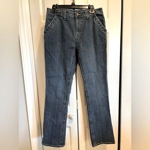 BILL BLASS✨Vintage, Stretchy, Mom Jeans - Blue Denim w Side Slant & Back Pockets